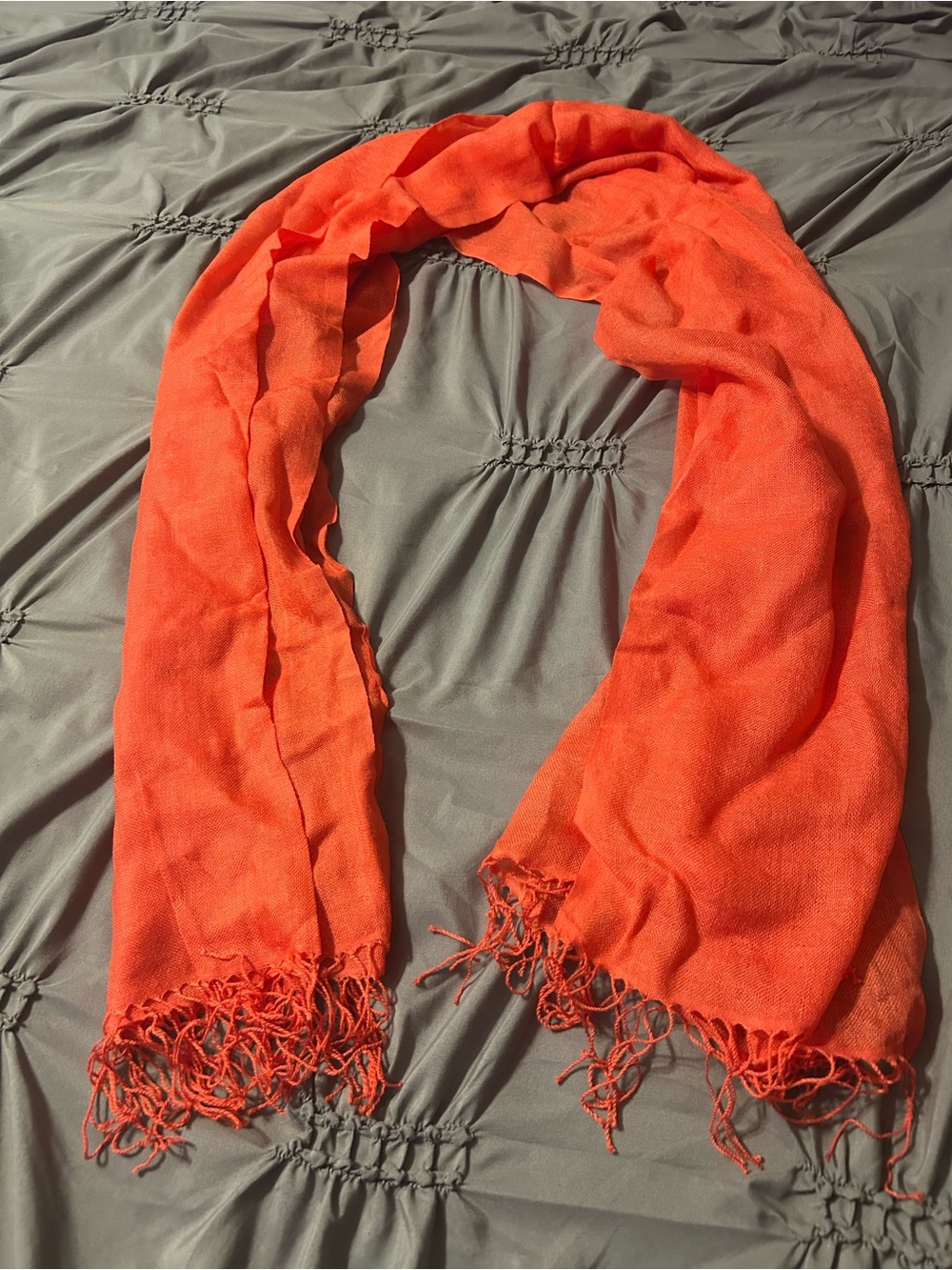 Coral Fringe Scarf - Women Accessories